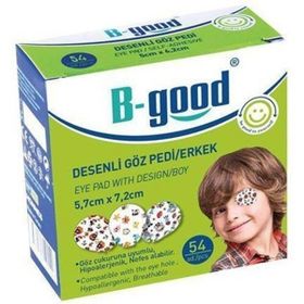 B-Good Desenli Erkek 5.7 cm x 7.2 cm 54 Adet Göz Pedi