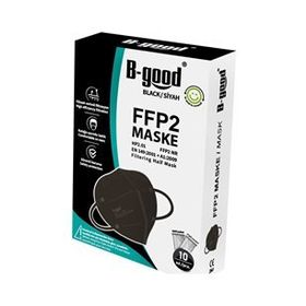 B-Good FFP2 Tekli Paketlenmiş Siyah Koruyucu 10'lu Maske