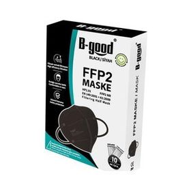 B-Good FFP2 Tekli Paketlenmiş Siyah Koruyucu 10'lu Maske