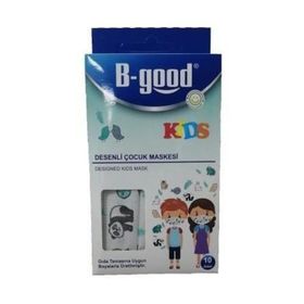 B-Good Kids 10 Adet Desenli Çocuk Maskesi