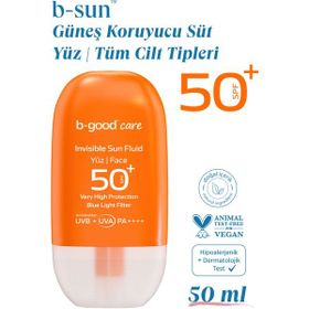 B-Good SPF 50+ 50 ml Yüz İçin Yetişkin Güneş Sütü