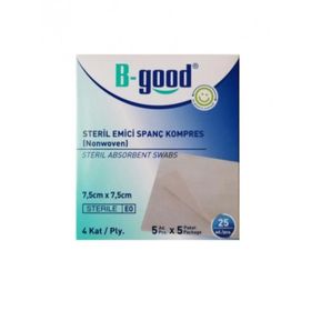 B-Good Steril Emici Spanç 25'li Kompres