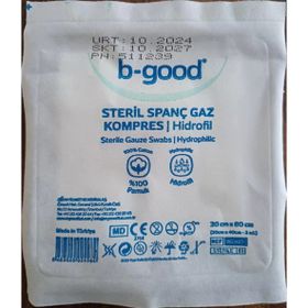 B-Good Steril Spanç 30x80 cm 2 Adet Gaz Kompres