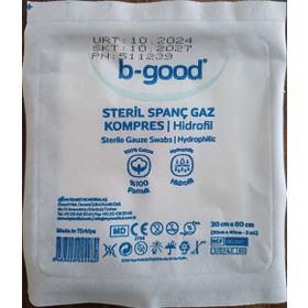 B-Good Steril Spanç 30x80 cm 2 Adet Gaz Kompres
