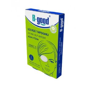 B-Good Steril Yapışkanlı 6,5 x 9,5 cm 5'li Göz Pedi