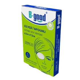 B-Good Steril Yapışkanlı 6,5 x 9,5 cm 5'li Göz Pedi
