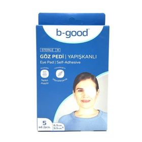 B-Good Steril Yapışkanlı 6,5 x 9,5 cm 5'li Göz Pedi
