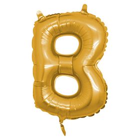 B Harf Altın 100 cm Folyo Balon
