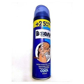 B-Soap Cool 225 ml Kremli Tıraş Köpüğü