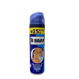 B-Soap Cool 225 ml Kremli Tıraş Köpüğü