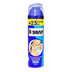B-Soap Cool 225 ml Kremli Tıraş Köpüğü