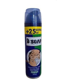 B-Soap Fresh 225 ml Kremli Tıraş Köpüğü