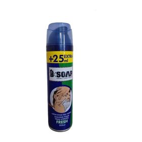 B-Soap Fresh 225 ml Kremli Tıraş Köpüğü