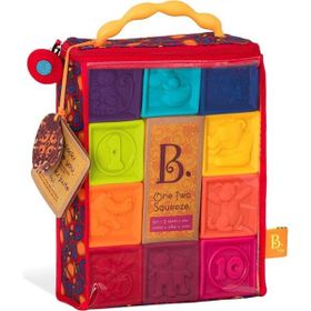 B Toys One Two Squeeze Yumuşak Küpler