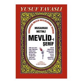 B13 - MEVLID-I ŞERIF (GÜNÜMÜZDE OKUNAN ŞEKLIYLE) - YUSUF TAVASLI