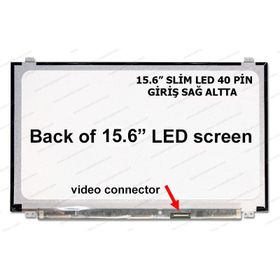 B156XW04 V.7 15.6 Slim 30 Pin Dizüstü Bilgisayar Ekranı