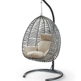 Babahçe Clas Swing Garden Gri Bahçe Salıncağı