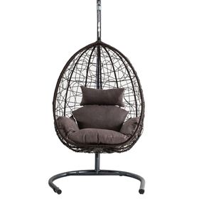 Babahçe Deco Swing Garden Koyu Renk Bahçe Salıncağı