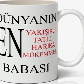 Babalar Günü Baskılı Kupa