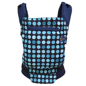BabalinBaby 60504 Desenli Cepli Ergonomik Mavi Mutluluk Kanguru
