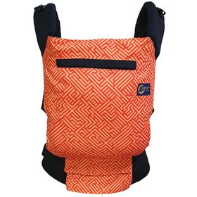 BabalinBaby 60627 Desenli Cepli Ergonomik Turuncu Çizgiler Kanguru