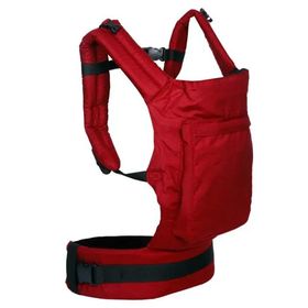 BabalinBaby 60719 Düz Cepli Ergonomik Bordo Kanguru