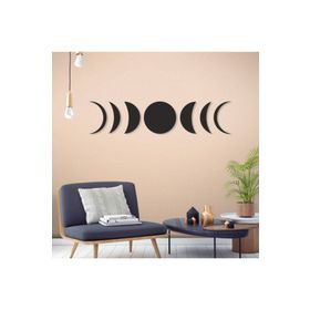 Babel Home Ay Temalı MDF Dekoratif Duvar Süsü Lazer Kesim Ahşap Tablo