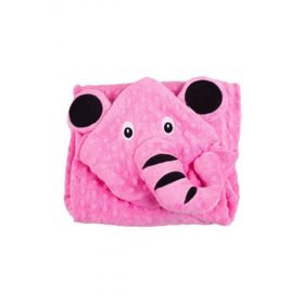 Babies Pembe Kapüşonlu Bebek Battaniyesi