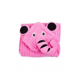 Babies Pembe Kapüşonlu Bebek Battaniyesi