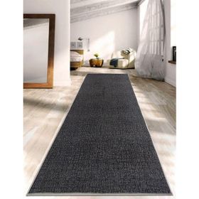Babil Home Kaymaz Tabanlı Kesme Rulo Protokol Antrasit Siyah 150x340 cm Yolluk