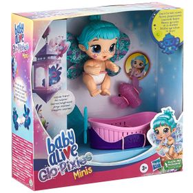 Baby Alive F2437-F2599 Aqua Flutter Glopixies Minik Mor Peri Bebek