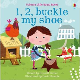 Baby Board Books 1, 2, Buckle My Shoe-Usborne Publishing