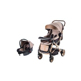 Baby Care 65 Capron Çift Yönlü Kahve Bebek Arabası