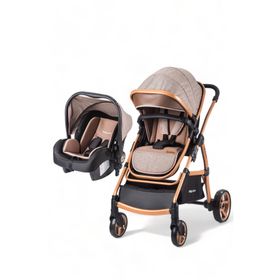Baby Care BC315 Safari Pro Travel Kahverengi Sistem Bebek Arabası
