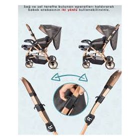 Baby Care BC65 Capron Çift Yönlü Gri Puset