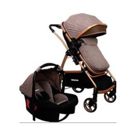 Baby Care Crom Kahverengi Travel Sistem Bebek Arabası
