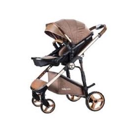Baby Care Crom Kahverengi Travel Sistem Bebek Arabası