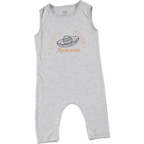 Baby Corner Gri Melanj Arizona Kolsuz Erkek Bebek Tulum