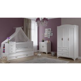 Baby Darling Lisa Beyaz Bebek Odası Takımı