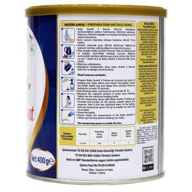 Baby Goat 2 Keçi Sütü Bazlı 6+ Ay 3x400 gr Çoklu Paket Bebek Devam Sütü