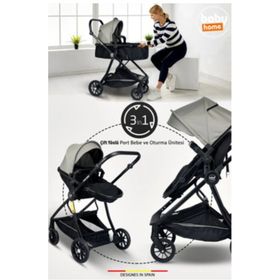 Baby Home 1012EOS Gri Travel Sistem Bebek Arabası