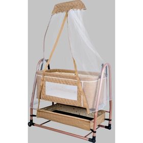 Baby Home 505 Maya Anne Yanı Krem Bebek Beşik