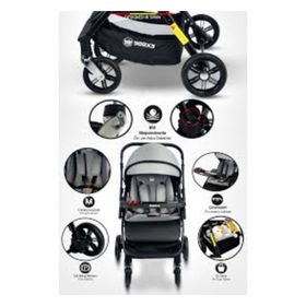 Baby Home 902 X4 Kahverengi Çift Yönlü Travel Sistem Bebek Arabası