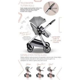 Baby Home 990 Neo Gri Travel Sistem Bebek Arabası