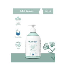 Baby İcon 300 ml Beyaz Saç ve Vücut Bebek Şampuanı