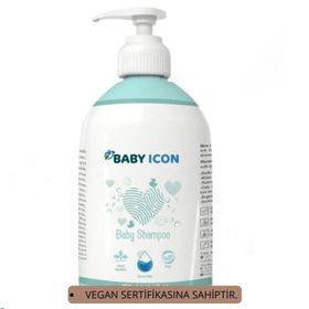 Baby İcon 500 ml Açık Mavi Saç ve Vücut Bebek Şampuanı