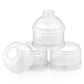Baby Jem Katlı Beyaz Toz Mama Kabı