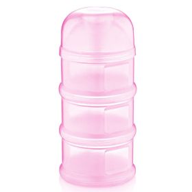 Baby Jem Katlı Pembe Toz Mama Kabı