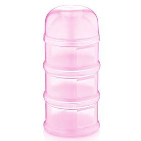Baby Jem Katlı Pembe Toz Mama Kabı
