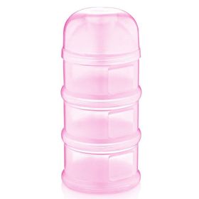Baby Jem Katlı Pembe Toz Mama Kabı